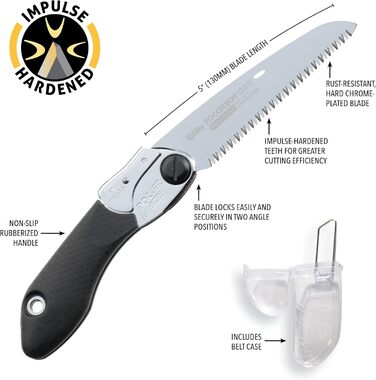 Складана пила Silky Pocketboy 340-13, 130 мм, середні зубці