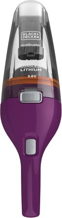 Ручний акумуляторний пилосос BLACK+DECKER Dustbuster 3.6V NVC115JL-QW білий (баклажан)