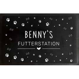 Підставка під миску для тварин з іменем | Килимки для собак та котів | Різні розміри | Нековзкі | Фетрова поверхня | ФУТТЕРСТАЦІЯ (35x50 см)