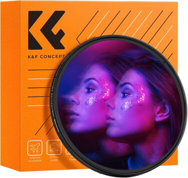 Фільтр для об'єктива камери K&F Concept з призмами з оптичного скла (Nano-B Series) 77mm, Central Pentaprism Filter