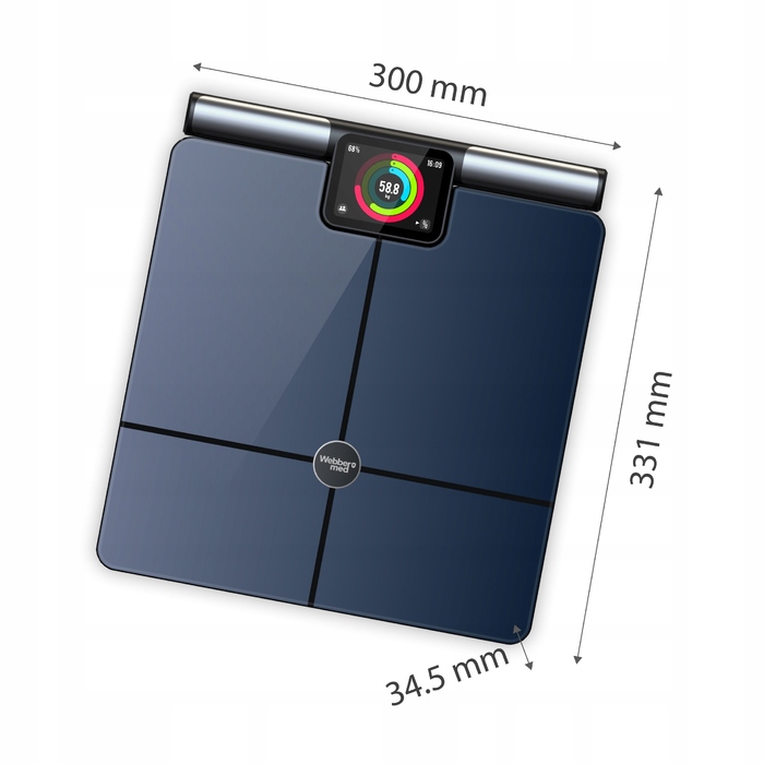 Розумні ваги для ванної кімнати Webber PRO+ Siena PS636C з WiFi