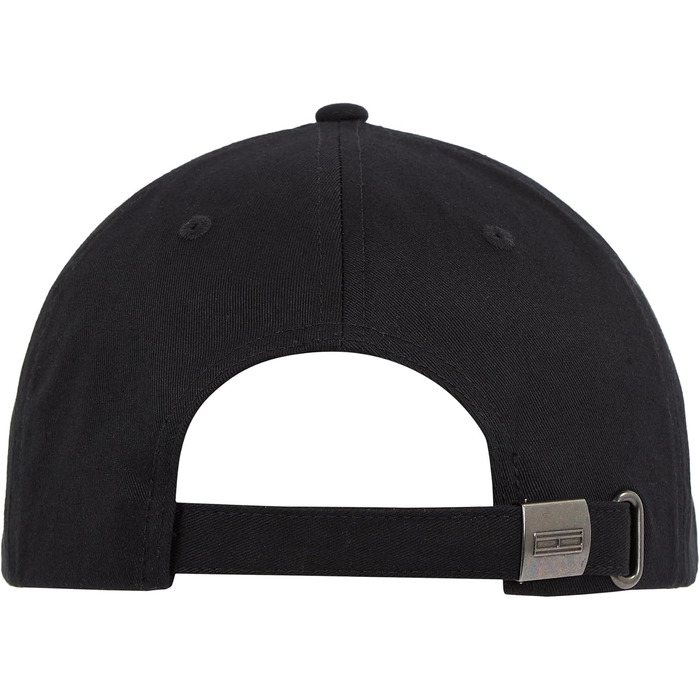 Кепка Tommy Jeans Unisex Flag Basecap чорна, універсальний розмір