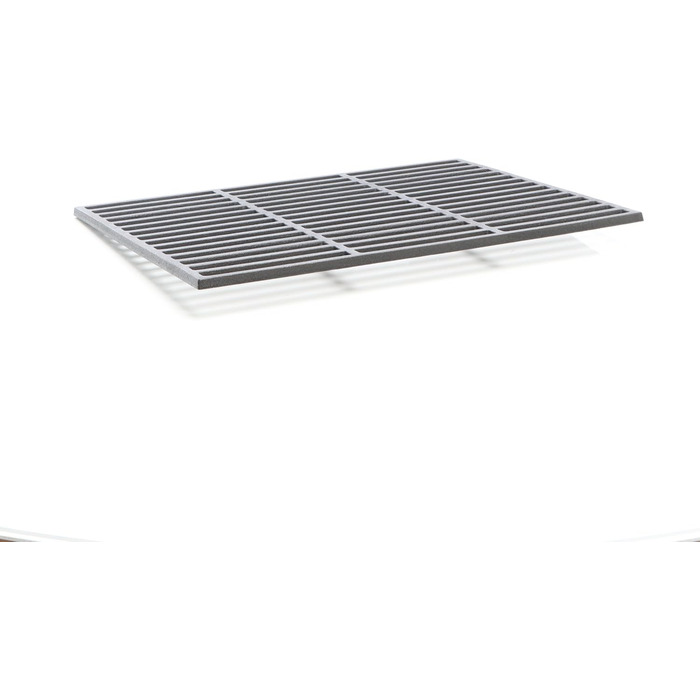 Чорний чавунний гриль-роштва для вугільного та газового гриля Wiltec, для BBQ, емальований гриль-вставка (45 x 35 см)