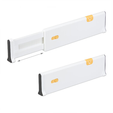 Relaxdays 4-Piece Drawer Divider Set