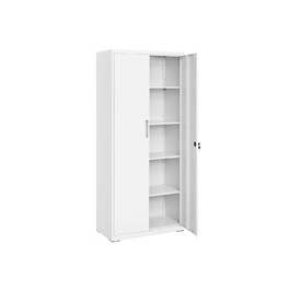 Шафа для документів з 2 дверцятами брудно-білий / 40D x 80W x 180H см