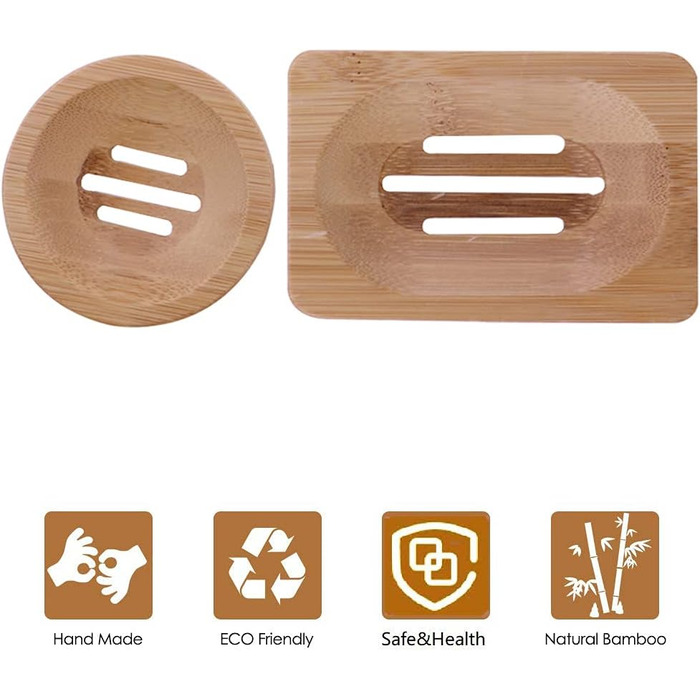 Двохтурова дерев'яна підставка для мила з сизалевим мішечком - підставка для мила в душ, ванну, кухню, мийку.