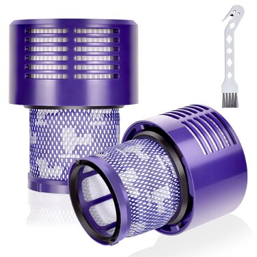 Фільтр HEPA для пилососа Dyson V10 SV12 Cyclone Animal Absolute (4 шт.) + Щітка для очищення