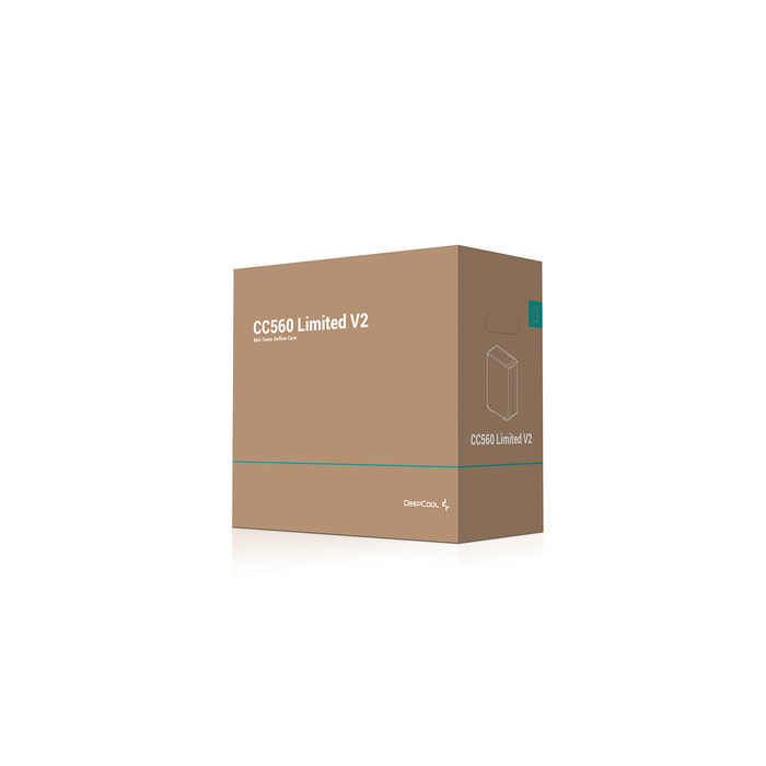 Корпус Deepcool CC560 V2 Limited Midi Tower, чорний