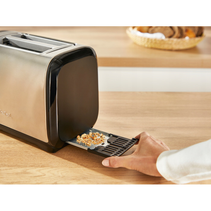 Тостер Tefal TT5S1DE0, сріблястий/сірий, 1300 Вт