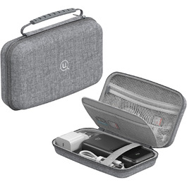 Водонепроникна електронна органайзер для кабелів, портативна двошарова кабельна сумка