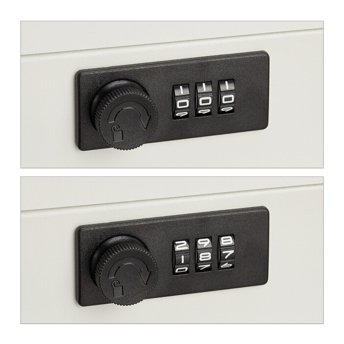 Relaxdays Combination Lock Cash Box