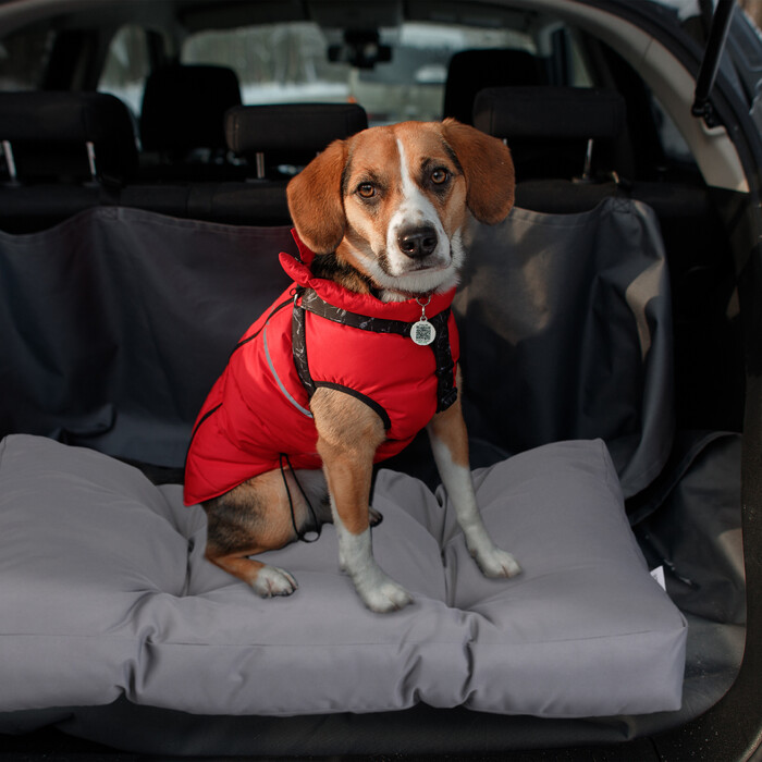Relaxdays Dog Bed, Grey