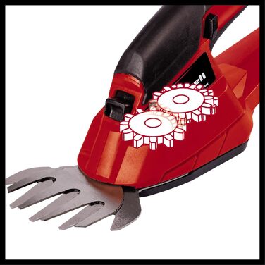 Einhell Cordless Grass and Hedge Trimmer GC-CG 18 Li-Solo Power X-Change (18 V, 100 mm / 200 mm cutting length, interchangeable grass cutting blade + hedge trimmer blade, without battery)