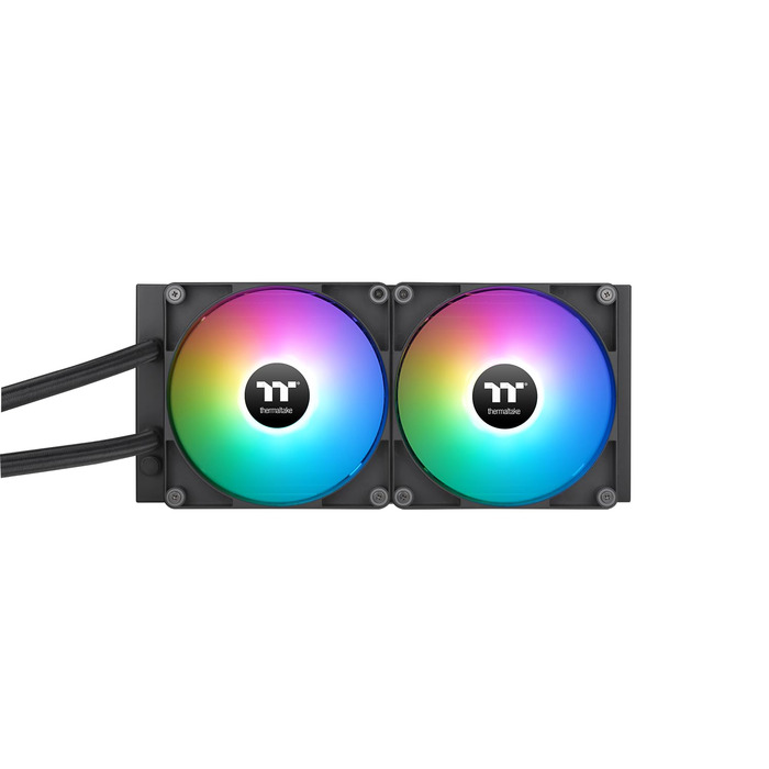 Система водяного охолодження Thermaltake TH360 V2 Sync AIO з LCD 2.1' (480x480), 3x 120mm ARGB вентилятори, сумісна з Intel LGA1851/1700 та AMD AM5/AM4, чорний корпус (280mm)