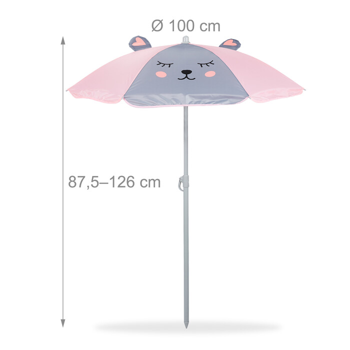 Relaxdays Camping Kids' Seating Set with Umbrella
