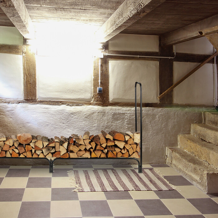 Relaxdays Firewood Rack Metal