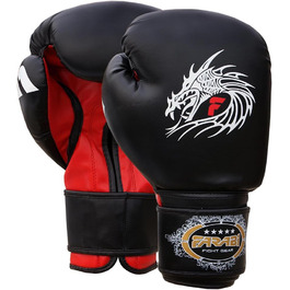 Боксерські рукавички Farabi Sports Dragon для боксу, ММА, муай-тай, кікбоксингу та фітнесу, 8oz