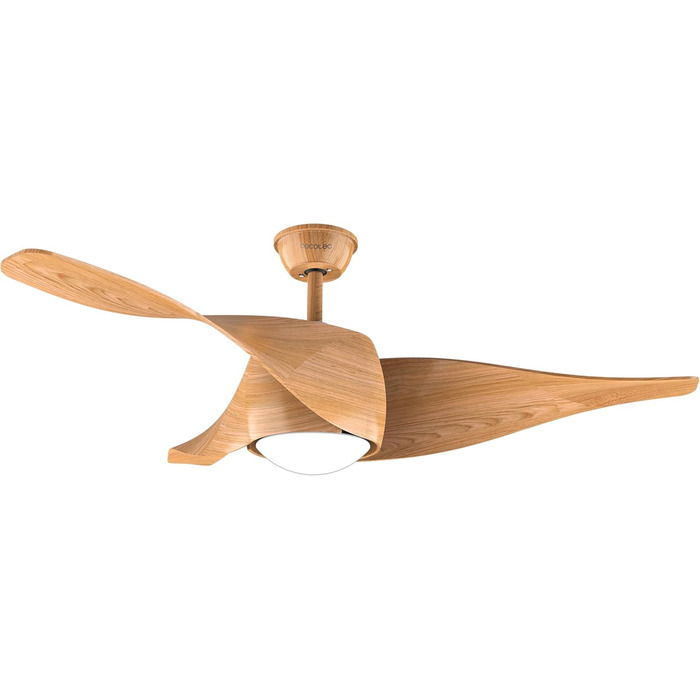 Стельовий вентилятор Cecotec EnergySilence Aero 5290 132 см з LED підсвіткою та пультом ДУ (Whitewood)