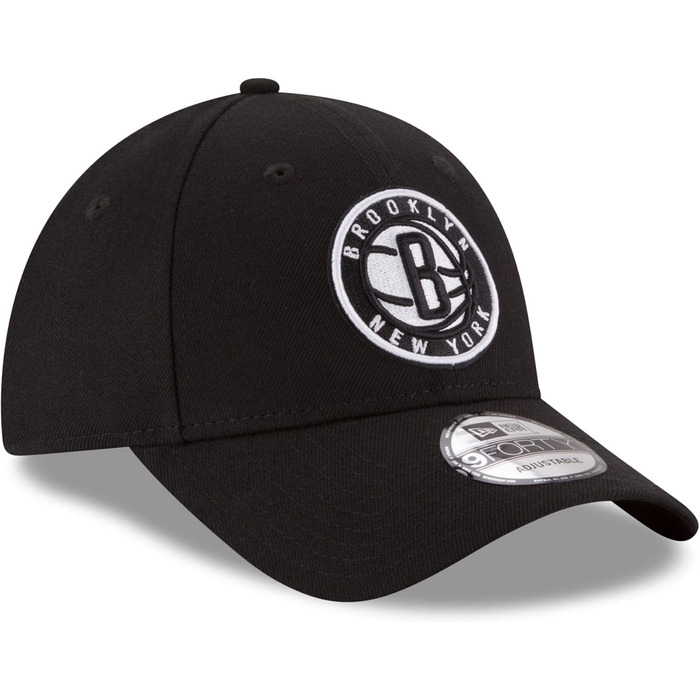 Кепка New Era Brooklyn Nets The League 9Forty Adjustable чорного кольору, універсальний розмір
