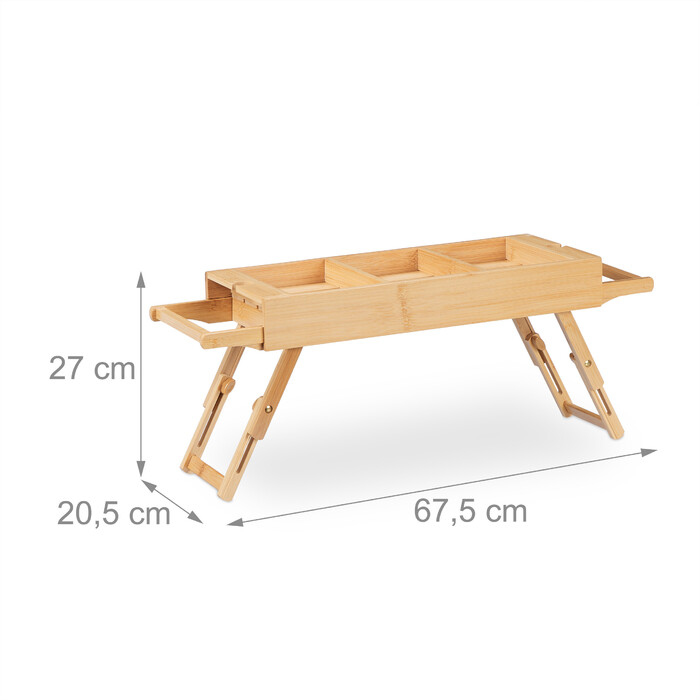Relaxdays Extendable Bathtub Shelf with Feet
