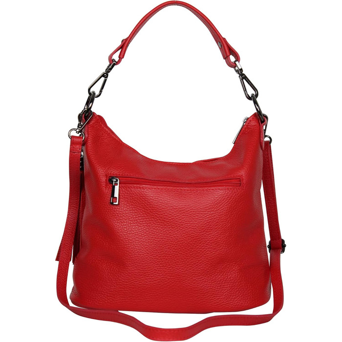 Сумка жіноча AmbraModa GLX09 шкіряна червона через плече