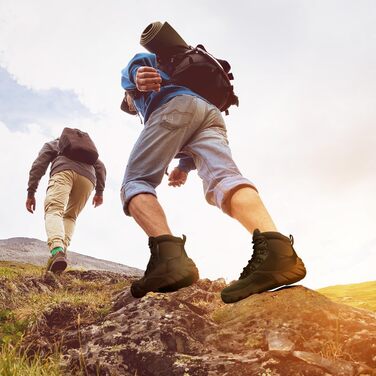 Черевики Free Soldier для чоловіків: тактичні, бойові, для хайкінгу та військових тренувань. Чоловічі черевики для туризму, полювання, роботи та армії. Розмір 42.5 EU, чорний колір