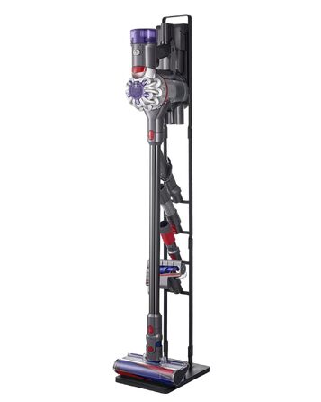Стійка для бездротового пилососа Dyson V6 V7 V8 V10 V11 V15 з 4 гаками, чорна - VEVOR