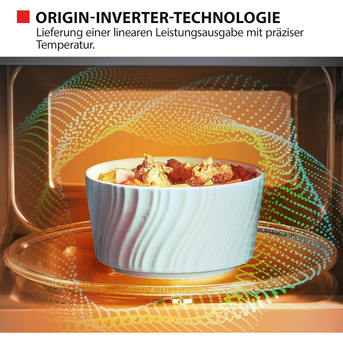 Мікрохвильова піч Toshiba MW3-AG25PFI(MG) з грилем та функцією духовки - 25L, 900W Inverter, 1100W Grill, вбудована, цифрова, 57dB, Chef-Abtauung, сірий колір Morandi, 25L, гриль, інвертор