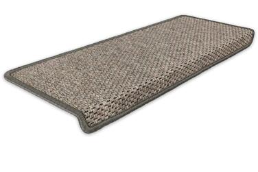 Ступінчасті килимки для сходів Kettelservice-Metzker Ґетеборґ, сіро-коричневі, набір з 15 шт.