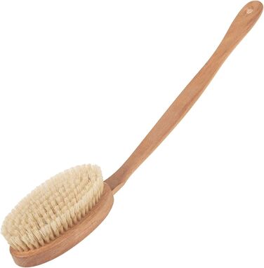SIDCO XXL Back Brush, Sauna Brush, Soft Bristles, Massage Brush for Seniors