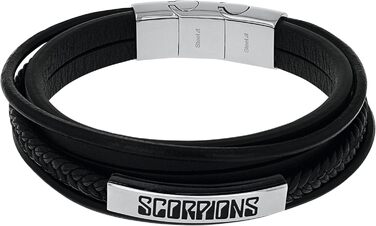 Браслет Amor x Scorpions: сталь/нейлон, унісекс, для жінок та чоловіків, ювелірний аксесуар, у подарунковій коробочці