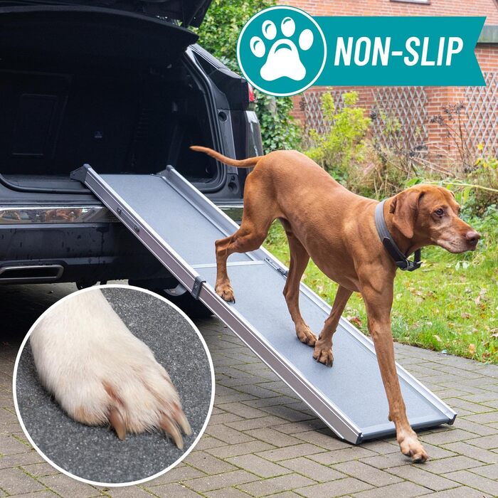 Рампа для собак VOSS.PET, висувна, з алюмінію, 100-180 см, до 120 кг