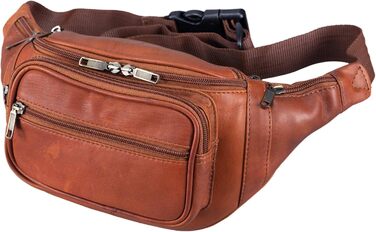 STILORD 'Maverick' - Сумка на пояс/перекид з м'якої шкіри для чоловіків та жінок. Сумка через плече, сумка для камери, подорожей, фестивалів, трекінгу (Когняк - Коричневий)