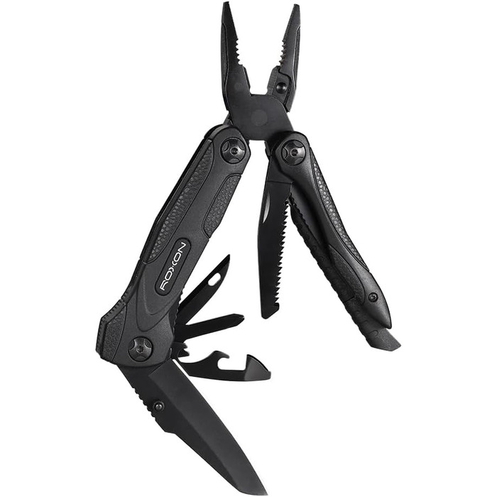 Мультитул ROXON CM1349 Spark: 14-в-1, мультиінструмент, плоскогубці, для туризму та виживання