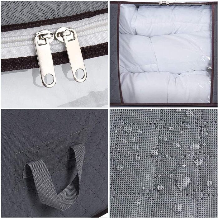 Органайзери для зберігання AIOR, сірий, 6 шт., 90л, 60x40x35 см