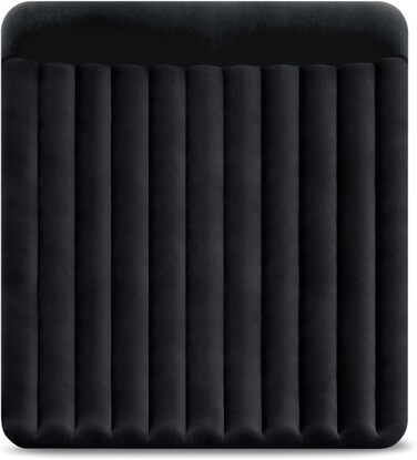 Надувний матрац Intex Dura Beam Pillow Rest King 182x203x25 см чорний (без насоса)