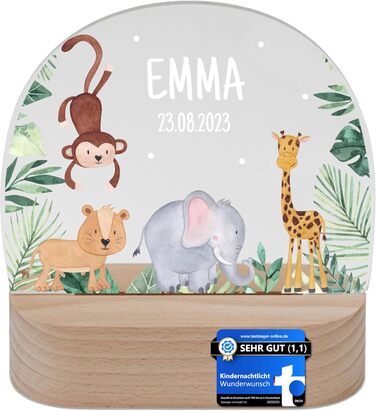 Personalized Night Light for Babies - Custom Nightstand Lamp for Kids - Personalized Gifts for Children - Baby Gift - New Baby Gift