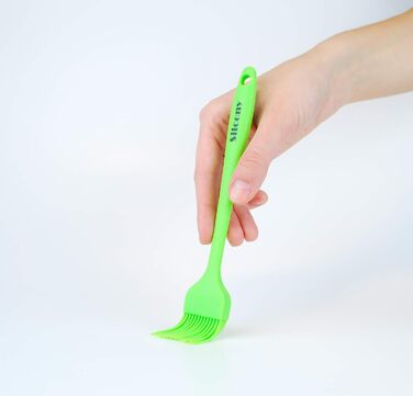 Кулінарний пензлик SILCONY з силікону 21,3 см, для масла, маринаду, гриля, харчовий, без BPA, можна мити в посудомийці