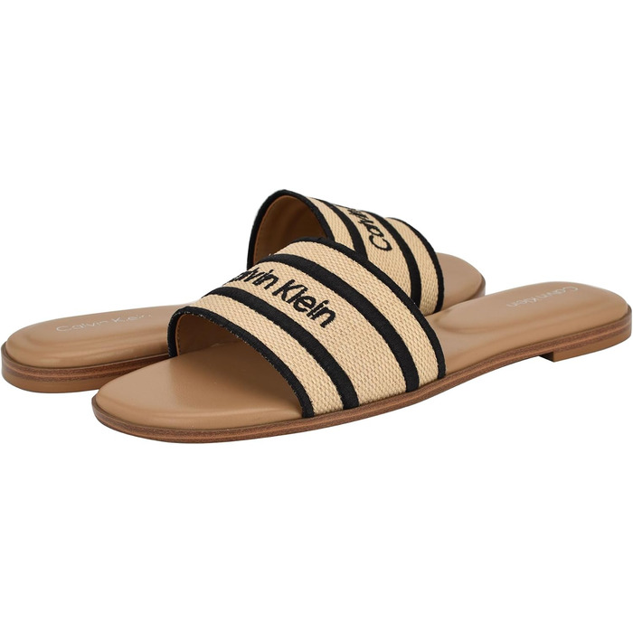 Сандалі жіночі Calvin Klein Kendell Flat Light Natural Black 37 EU