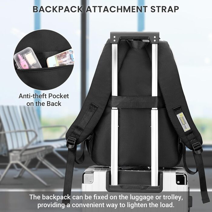 Шкільний рюкзак IvyH для дівчаток та хлопчиків, 15.6