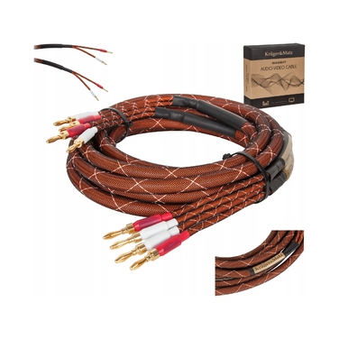 Акустичний кабель Kruger&Matz KM0335 2 x 2.5 мм², 3 м
