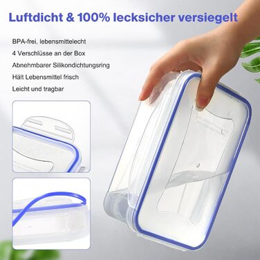 Набір контейнерів для зберігання YASHE (38 шт.): 19 контейнерів + 19 кришок, BPA-Free, з етикетками