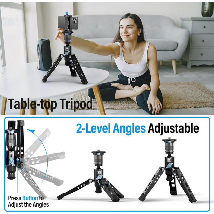 Штатив-монопод SIRUI SVM-165 з вуглецевого волокна | 165 см, професійний, 3-в-1, вантажопідйомність 10 кг, швидка заміна, для DSLR та відео
