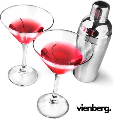 Набір склянок для коктейлів Martini 175 мл | Професійний ресторанний посуд Gastro якості | Для Martini, Cosmopolitan, Manhattan, Margarita, Sidecar (6 шт.)