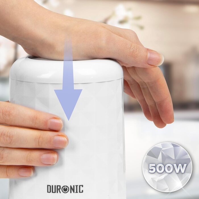 Електричний подрібнювач Duronic CH57 WE для цибулі та овочів, 700 мл