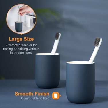 Набір аксесуарів для ванної кімнати DUFU, блакитний, 4 шт., кераміка. Включає мильницю, дозатор мила та 2 чашки.