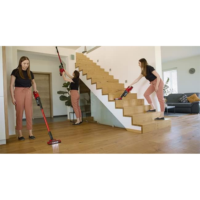 Акумуляторний ручний пилосос Einhell TE-SV 18 Li-Solo Power X-Change (18V, Li-Ion, бездротовий, без мішка, 3-ступенева фільтрація, Boost режим)