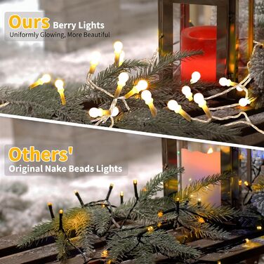 Гірлянда світлодіодна BrizLabs Globe, 10 м, 200 LED, RGB, 8 режимів, для декору інтер'єру та екстер'єру, тепле світло