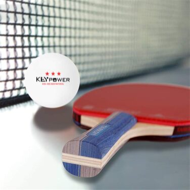 100PCS 3-Star Table Tennis Balls - Professional ABS Resin Ping Pong Balls for Training, Clubs, Adults & Kids