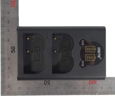 Запасний акумулятор DSTE EN-EL3E + подвійний USB-зарядний пристрій з LCD-дисплеєм для камер Nikon (D30, D50, D70, D90, D80, D100, D200, D300, D300S, D700)